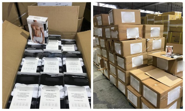 LENJERIE INTIMĂ în valoare de peste 602.000 lei, confiscată în Portul Constanţa Sud Agigea
