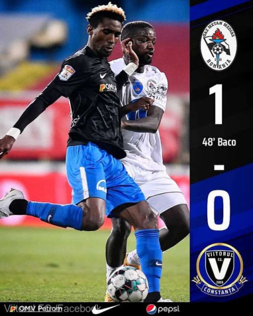 Gaz Metan Mediaş - FC Viitorul 1-0
