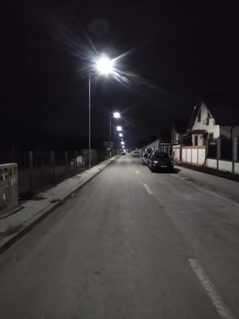 Iluminat public pe strada Techirghiol din Valu lui Traian
