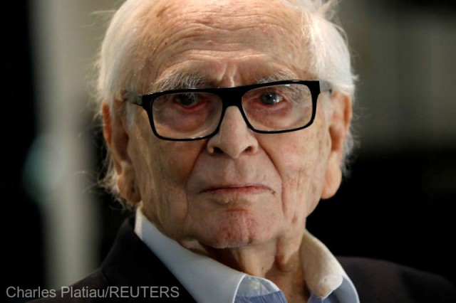 Creatorul de modă Pierre Cardin, înmormântat în cimitirul Montmartre, din Paris