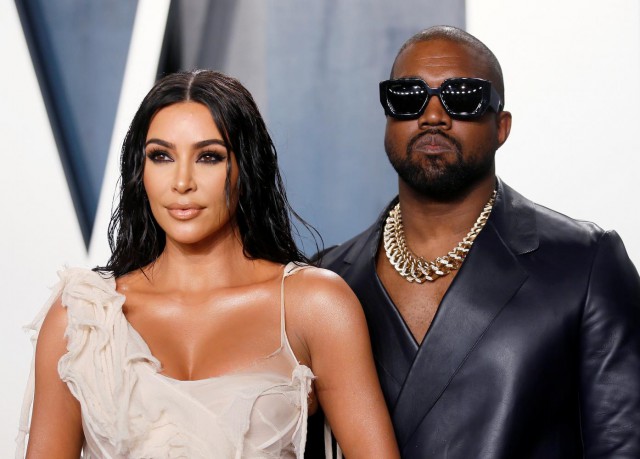 Kanye West şi soţia sa, Kim Kardashian, locuiesc separat