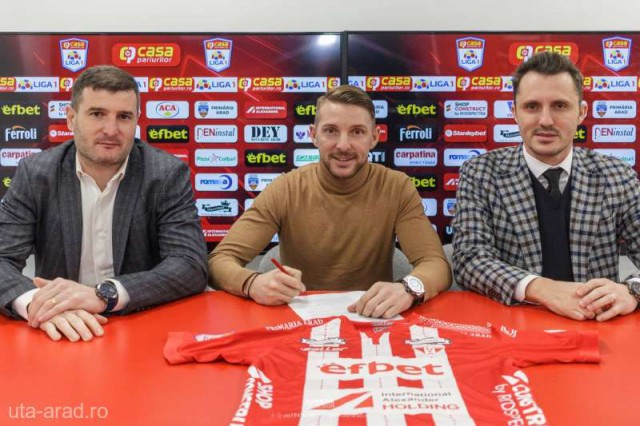 Liviu Antal a semnat pentru UTA Arad