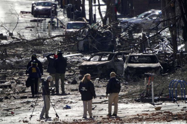 SUA: Autorul exploziei de la Nashville, identificat de autorităţi, a murit în deflagraţie
