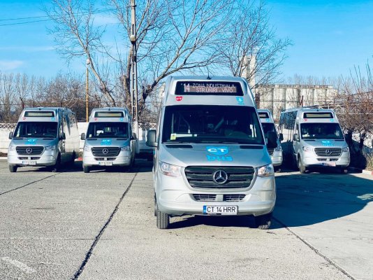 Toate miniautobuzele CT BUS au ajuns la CONSTANȚA