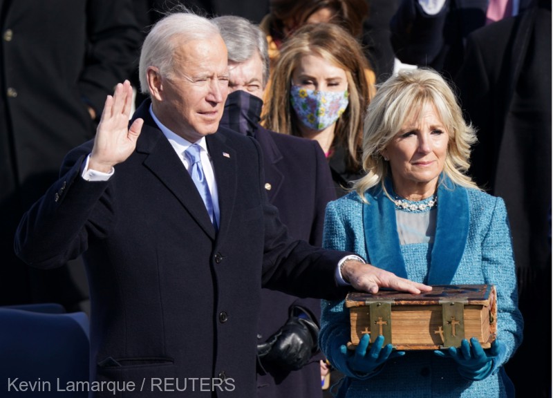 Ceremonie de învestitură în SUA: Joe Biden a depus jurământul de preşedinte