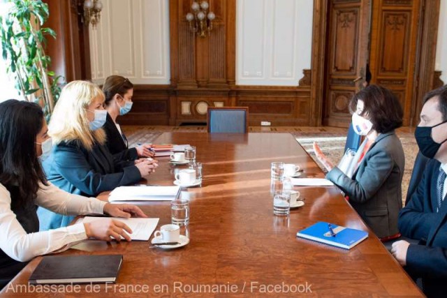 Preşedintele Senatului, întrevedere cu noul ambasador al Franţei în România