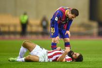 Lionel Messi și-a aflat suspendarea după ce a lovit un adversar în finala Supercupei Spaniei