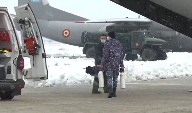 VIDEO! Constănțeanul cu arsuri grave, transportat cu o aeronavă militară în Belgia
