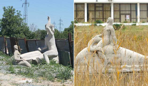 Statuile „TINEREȚE“ și „SIRENA și DELFINUL“ vor fi REAMPLASATE în STAȚIUNEA MAMAIA