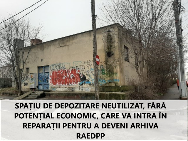 ARHIVA RAEDPP, mutată pe strada IZVOR