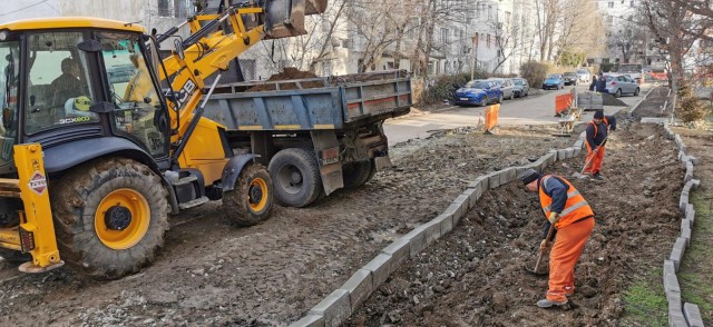 Lucrări de reabilitare a zonei destinate circulației pietonilor în cartierele Constanței
