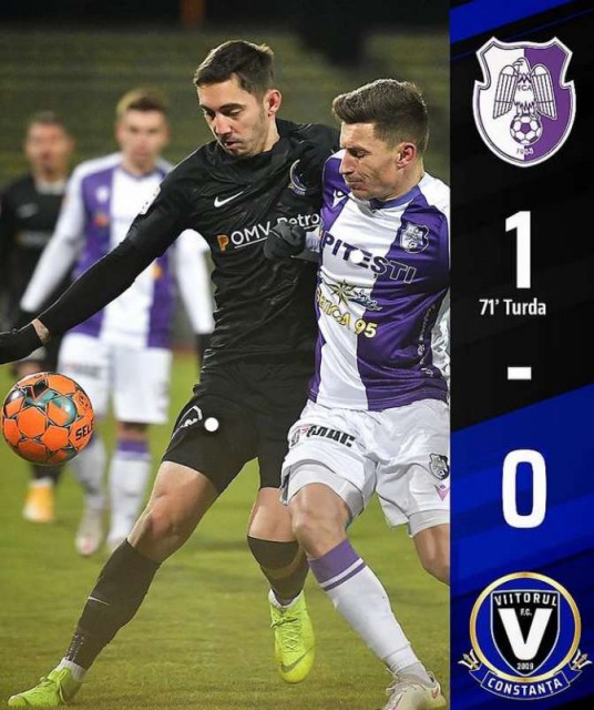 Fotbal - Liga I: FC Argeş - FC Viitorul 1-0