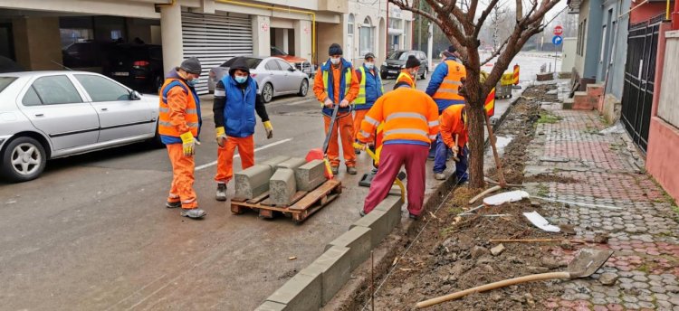 Infrastructură pietonală în curs de reabilitare în mai multe zone din CONSTANȚA