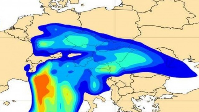 ALERTĂ! Norul de praf saharian ajunge în România