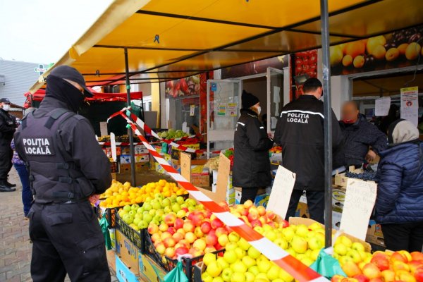 RAZII ale polițiștilor LOCALI, în piața TOMIS III