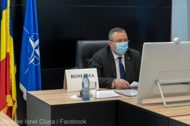 Nicolae Ciucă, la Reuniunea miniştrilor apărării din statele membre NATO