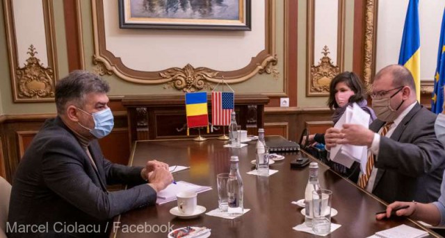 Marcel Ciolacu a discutat despre investiţiile americane în România cu însărcinatul cu afaceri al SUA la Bucureşti