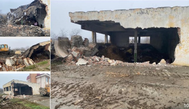 Una dintre clădirile ȘCOLII din Crucea, FOCAR de INFECȚIE