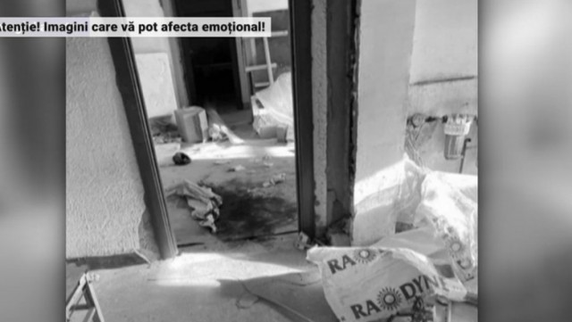 VIDEO! Primele imagini din apartamentul din Onești în care au fost uciși cei doi bărbați
