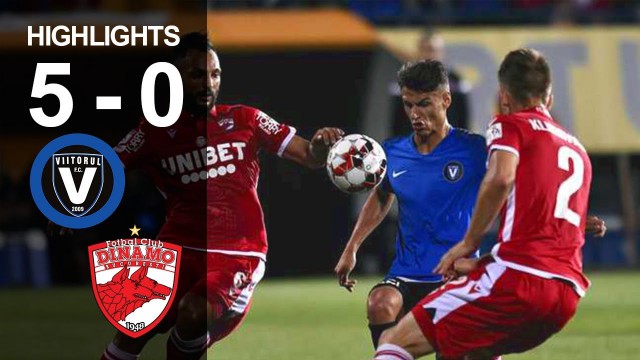 Dinamo - Viitorul 0-5. Cel mai mare succes al constănțenilor în istoria meciurilor directe cu 