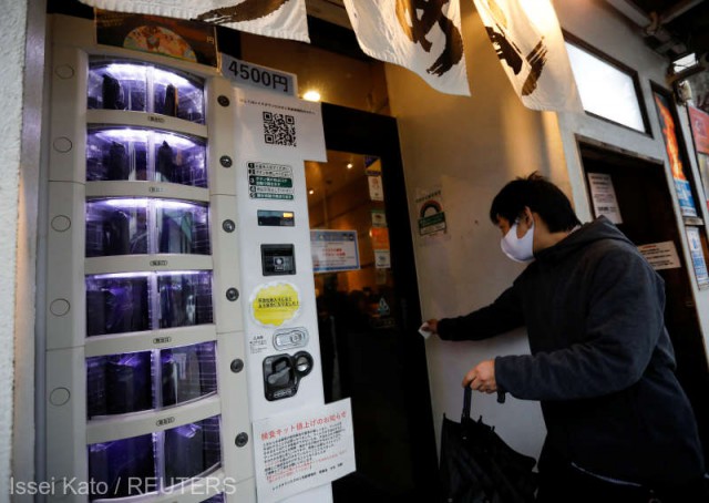 Japonia recurge la automatele de vânzare pentru a facilita accesul la testele PCR
