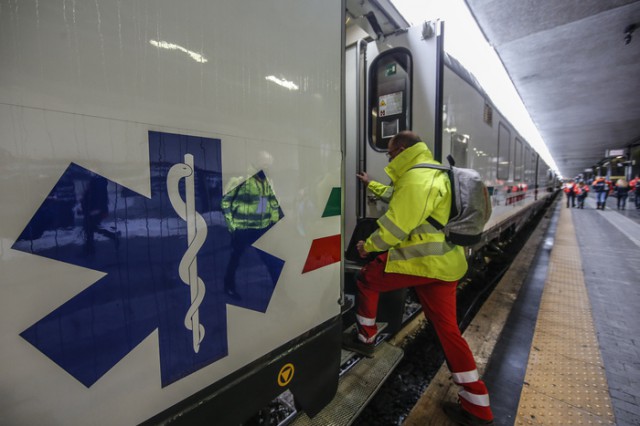Coronavirus: Un tren de ATI a fost dat în funcţiune în Italia, ţară care a atins pragul de 100.000 de decese