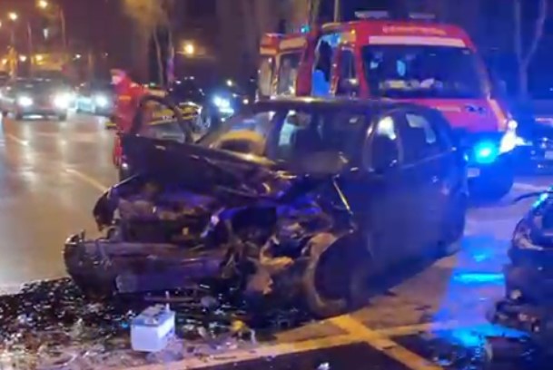 ACCIDENT rutier GRAV în Mamaia din cauza unui Audi. VIDEO
