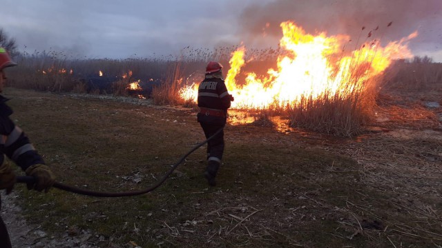 INCENDIU în MANGALIA. Pompierii au INTERVENIT
