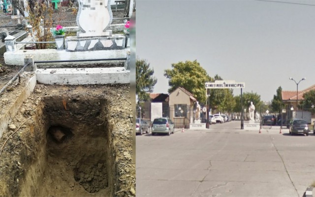 ALERTĂ la Cimitirul Municipal: o FEMEIE a CĂZUT într-o GROAPĂ de MORMÂNT