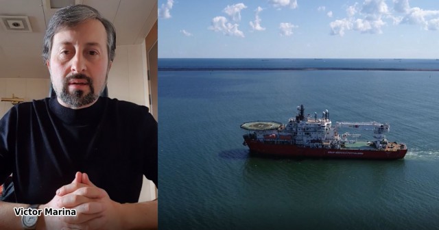 Victor Marina, comandantul GSP Falcon, raport al operațiunii de salvare a marinarilor naufragiați în Marea Neagră. VIDEO