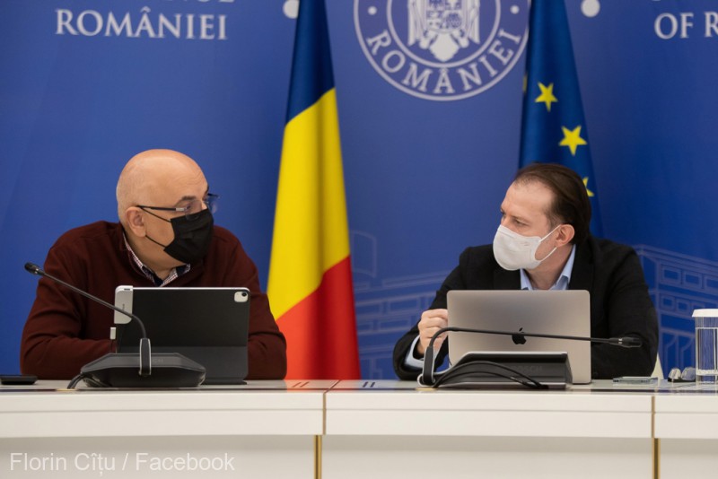 Cîţu, la şedinţa CNCCI: Am cerut creşterea numărului de paturi la ATI şi continuarea vaccinării în forţă
