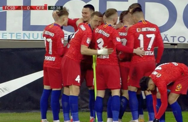Fotbal - Liga I: FCSB - CFR Cluj 3-0