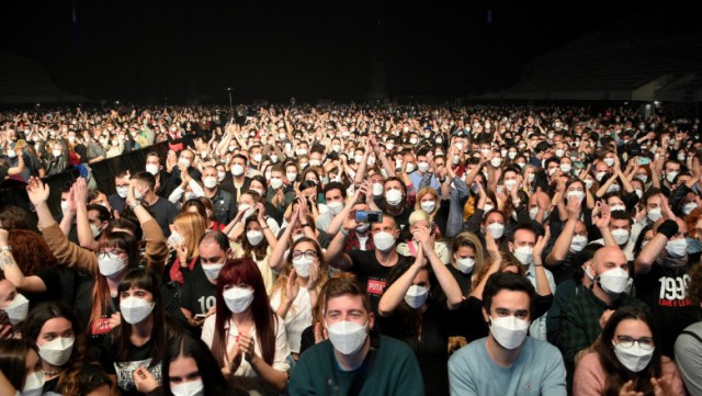 Un concert cu 5.000 de spectatori, desfăşurat în Barcelona pentru a testa măsurile sanitare