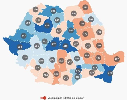 Campanie de vaccinare anti-COVID-19: Județul Constanța, locul trei la numărul de doze administrate