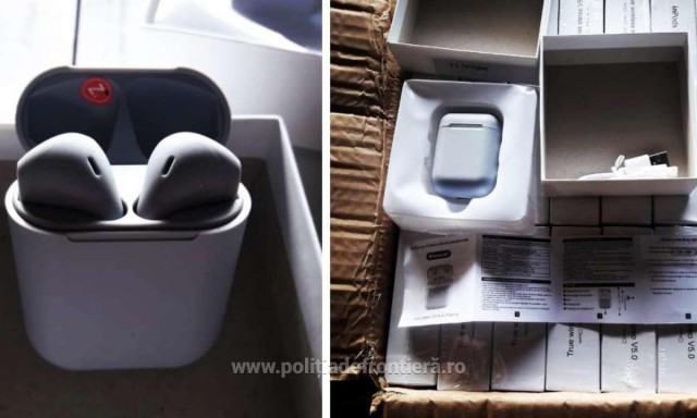CĂŞTI AUDIO și PARFUMURI contrafăcute, descoperite într-un container sosit în Portul Constanța
