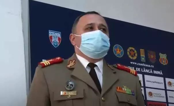Ştefan Răzvan Bichir este noul comandant al Clubului Sportiv al Armatei Steaua