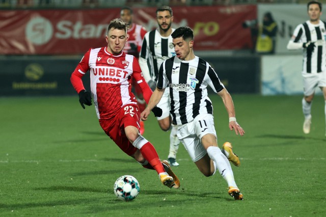 Dinamo București, a patra victorie consecutivă în play-out (2-0 vs Hermannstadt)