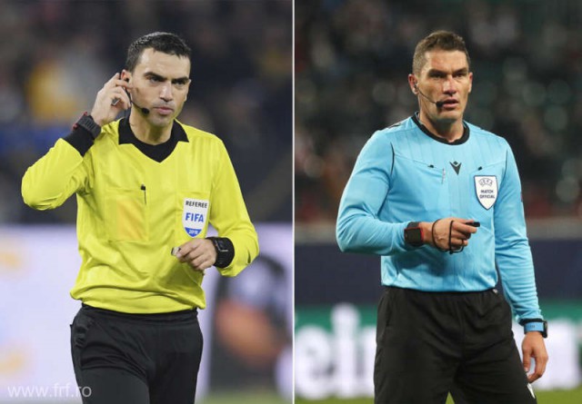 Fotbal: România va avea în premieră două brigăzi de arbitri la un Campionat European