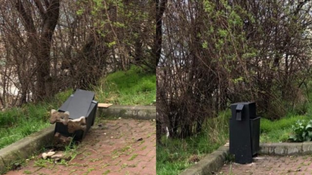 Primăria Constanţa a montat noi coşuri de gunoi în oraş