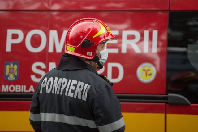 O trotinetă a luat foc în MAMAIA