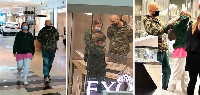 Alexandra Stan, cu “bodyuardul” la shopping. Cum am filmat-o pe “Faimoasă” în “jungla” din mall