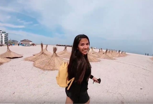 O vloggeriță din Argentina PROMOVEAZĂ Constanța pe net! VIDEO