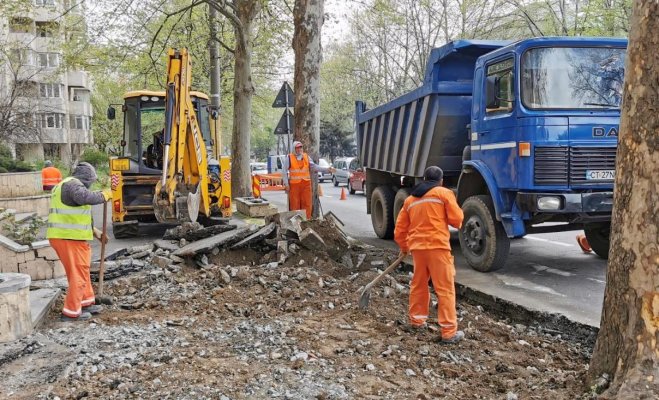 Un tronson al bulevardului Mamaia va fi reabilitat