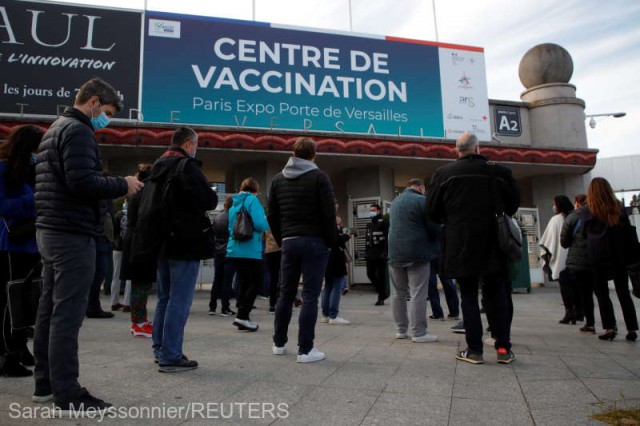 Coronavirus: 20 milioane de persoane au primit prima doză de vaccin în Franţa