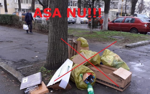 Poliția Locală Constanța, precizări cu privire la gunoiul menajer