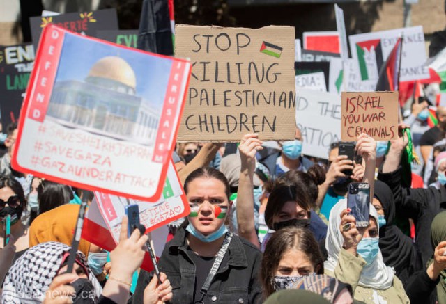 Canada: Manifestaţii pro-palestiniene în mai multe oraşe