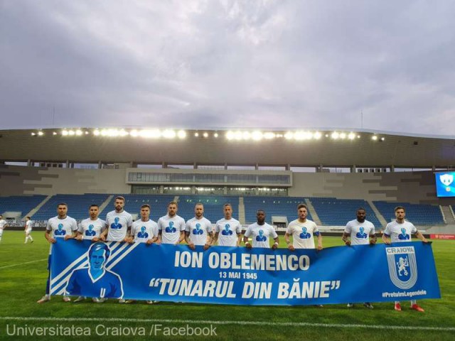 Fotbal: Universitatea Craiova, calificată în finala Cupei României, după 2-2 cu Viitorul Pandurii Târgu Jiu