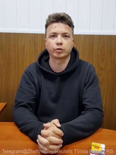 Belarus: Roman Protasevici apare într-o înregistrare suspectată că a fost făcută sub constrângere