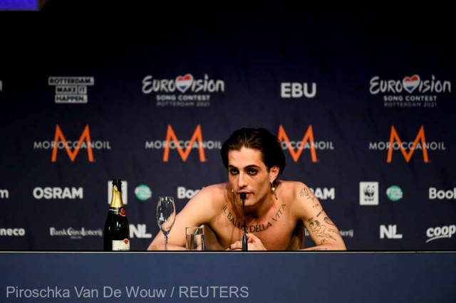 Eurovision 2021: Solistul grupului italian Maneskin, care a câştigat concursul, nu s-a drogat