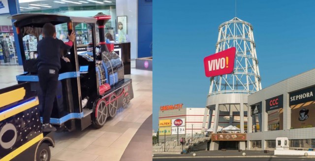 PERICOL iminent! Cum se plimbă un COPIL cu TRENULEȚUL în VIVO!